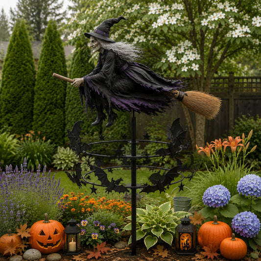 🔥Halloween Early Bird-tilbud: 50% rabat🧙‍♀️ Den fortryllede heksehave-vindspinder