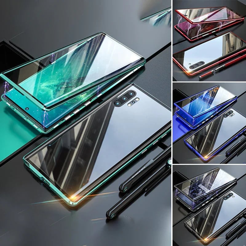 Kaksipuolinen magneettinen karkaistu lasi Phone Case