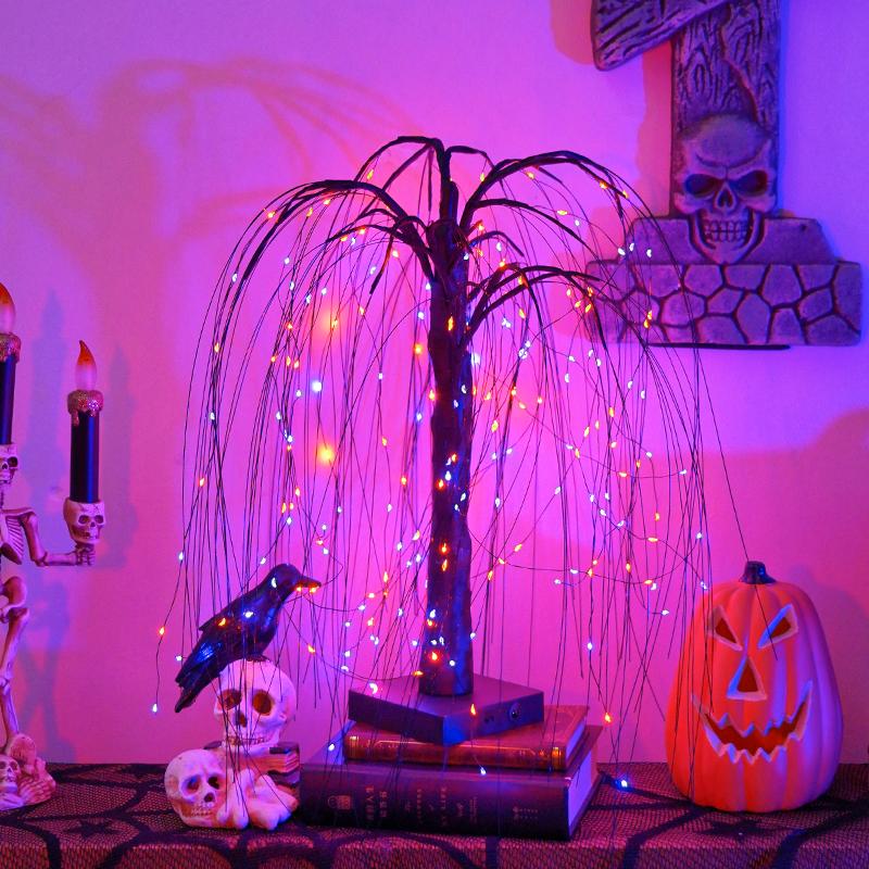 🎃✨Tidligt udsalg 50% RABAT🔥Halloween Træbelysning