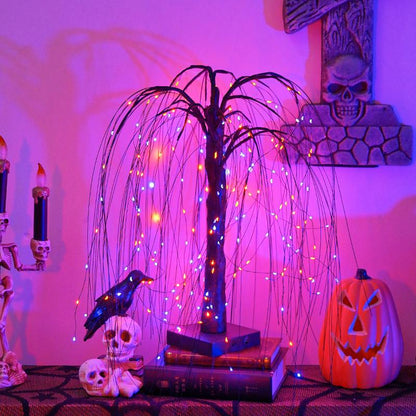 🎃✨Tidligt udsalg 50% RABAT🔥Halloween Træbelysning