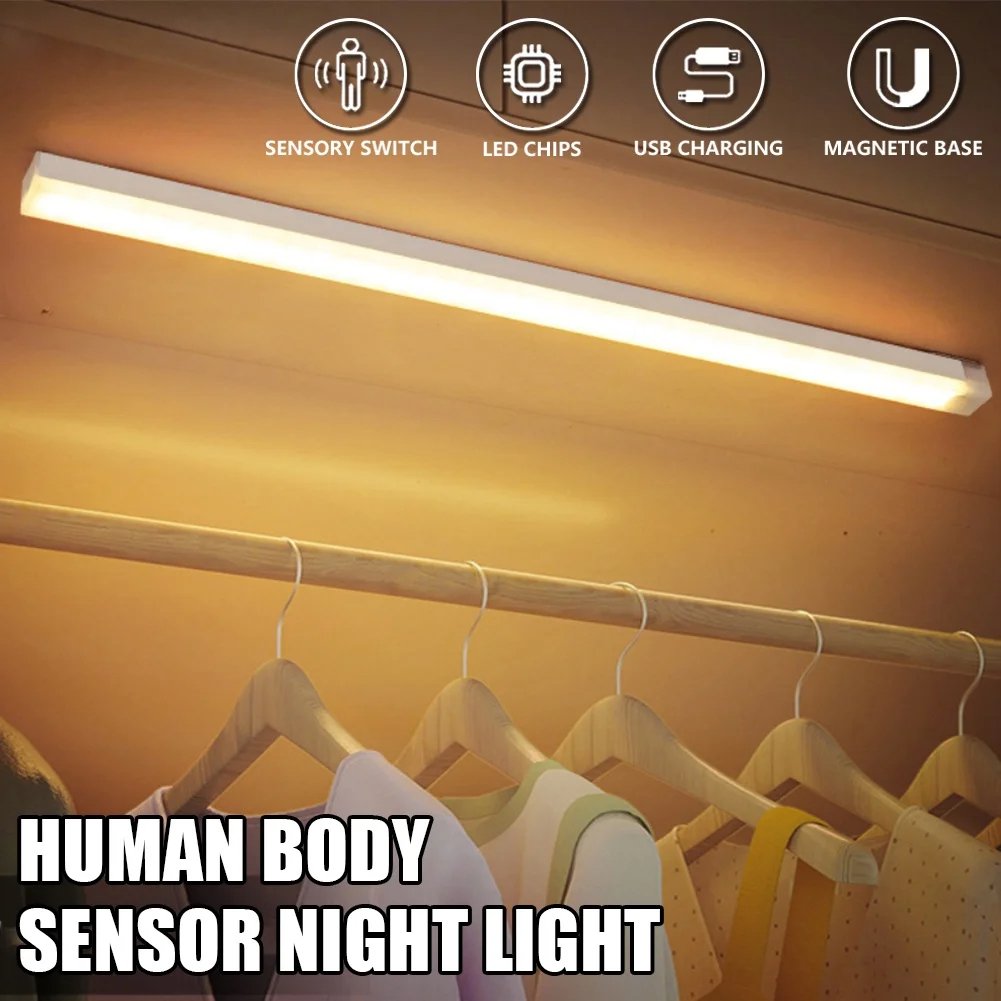 🔥UUDEN VUODEN MYYNTI - Punch-free Smart Sensor Magnetic ladattavat LED-valot