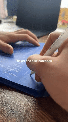 📘 Notedfy Think Blue Notebook – En Anden Slags Side til Bedre Idéer 💙