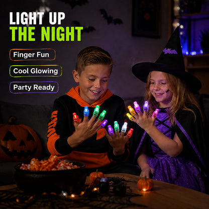 🎃 Halloween Finger-Projektionslys – Uhyggelig sjov lige ved hånden