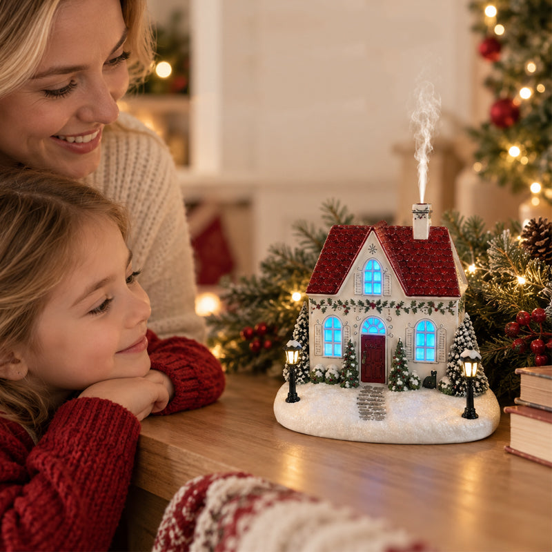 🎄 Mistletoe Lane – Julehus med Duftspreder