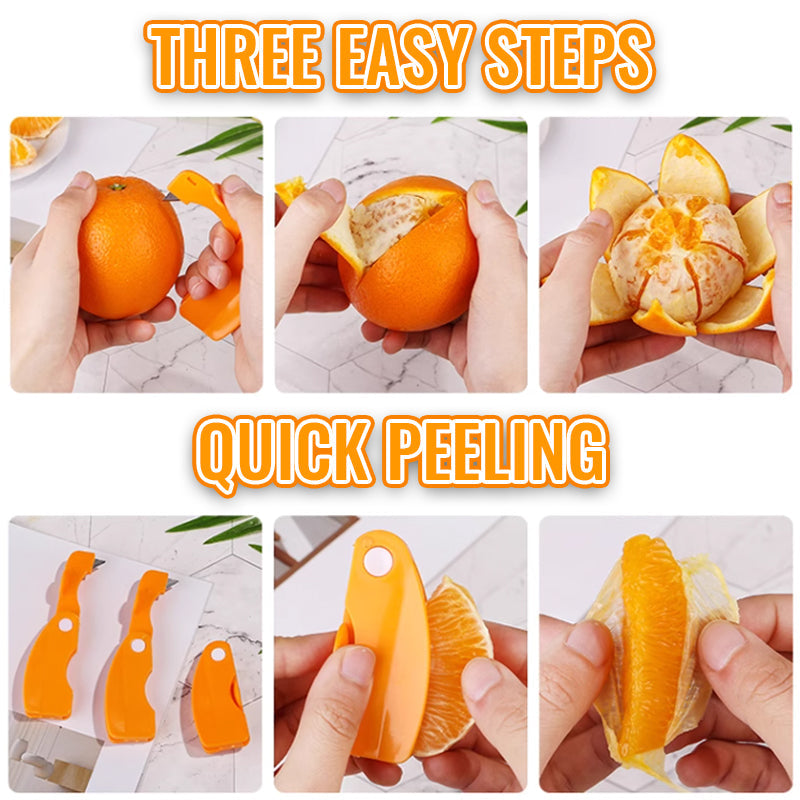 🍊 Sammenklappelig appelsinskræller – Nem skrælning uden rod, perfekt til at tage med på farten