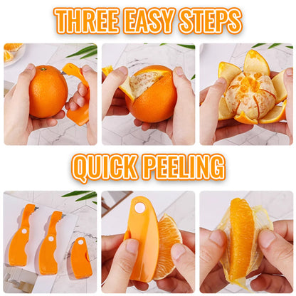 🍊 Sammenklappelig appelsinskræller – Nem skrælning uden rod, perfekt til at tage med på farten