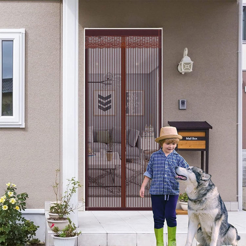 🦟 Hold insekter ude – installeres på 2 minutter! Det magnetiske netgardin! 🚪 Gå lige ind – det lukker automatisk! ✨