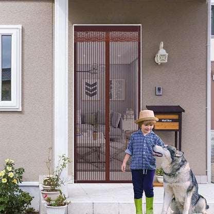 🦟 Hold insekter ude – installeres på 2 minutter! Det magnetiske netgardin! 🚪 Gå lige ind – det lukker automatisk! ✨