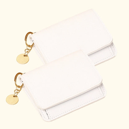 💖Køb 1 Få 1 Gratis!! ✨Kun 189 kr!!💕RFID Kort Pung til Kvinder – Moderigtig Kortholder med Nøglering & Møntrum