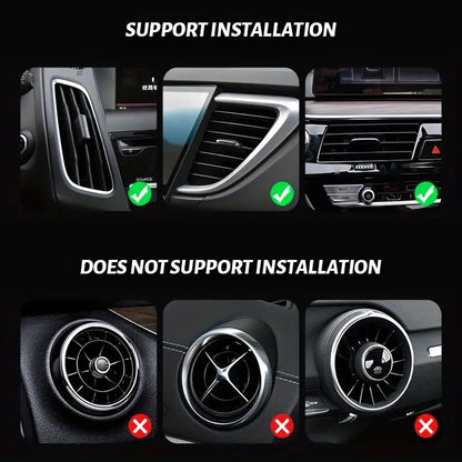 Auto AC tuuletusaukko koriste nauhat（10kpl）