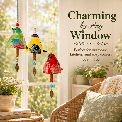🐦🎨 Garden Songbird Wind Chime – et strejf af farve og sang til veranda og have 🌿