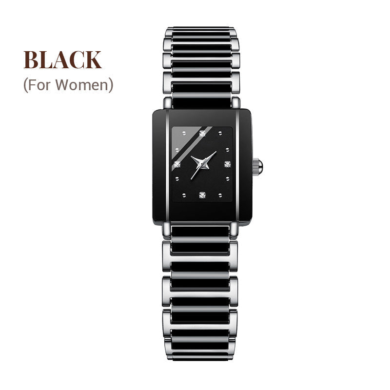 ⌚Fashion Keramisk Kvadratisk Quartz Ur