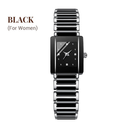 ⌚Fashion Keramisk Kvadratisk Quartz Ur