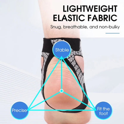 🏃‍♂️Justerbar Elastisk Ankelstøtte – Genvind Dit Skridt & Din Stabilitet! ✨