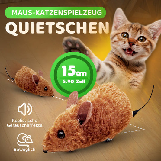 ⏳Rajoitettu aika 50% alennus💥🐭Interaktiivinen, automaattisesti liikkuva hiirilelu, jossa on vinkuva ääni🐁