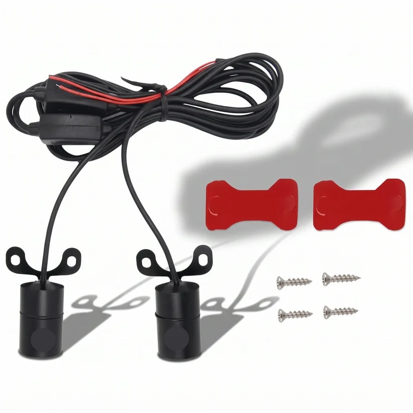 🏍️ LED-projektorlampe til motorcykler i form af englevinger