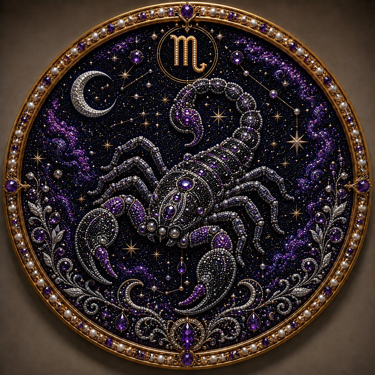 🔥 12 Stjernetegn Perlekunst-sæt ♈🌙