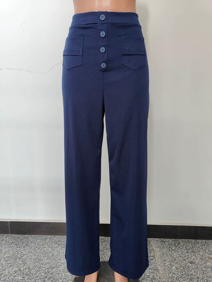 🔥Hot Sale 8000+💷Hyvä hinta🔥Naisten rento korkeavyötäröinen Stretch-housut