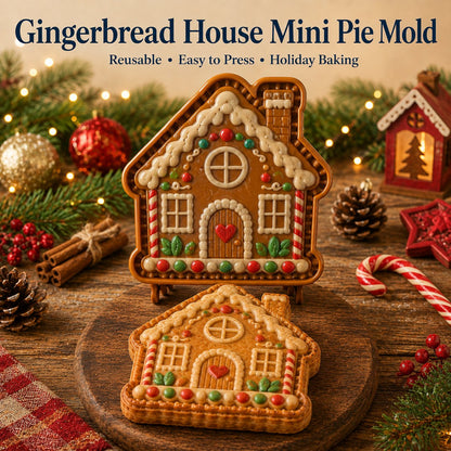 🎄 Mini Julekageforme – 8 Forskellige Designs 🎁