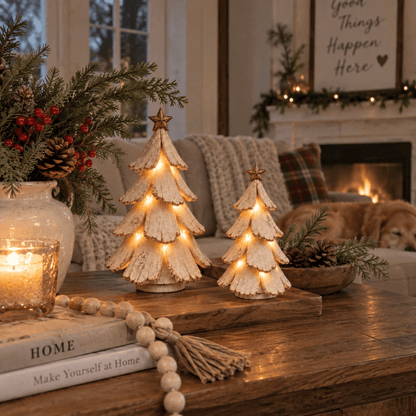 🎄✨ Vintage LED-juletræ – Bring nostalgi til live! 💡