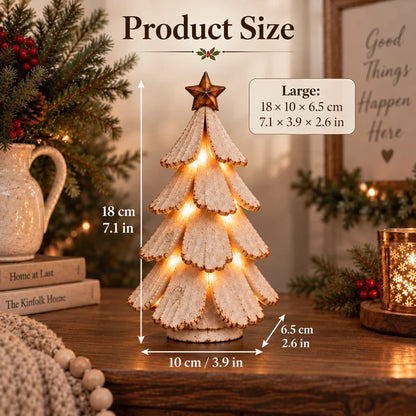 🎄✨ Vintage LED-juletræ – Bring nostalgi til live! 💡