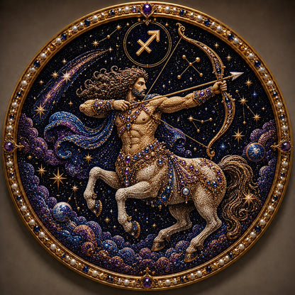 🔥 12 Stjernetegn Perlekunst-sæt ♈🌙