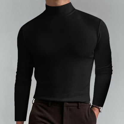👕 50 % ALENNUS✨ Miesten korkeakauluksinen t-paita – joustava ja hengittävä kangas, ihanteellinen urheiluun tai päivittäiseen käyttöön 🏃‍♂️📦