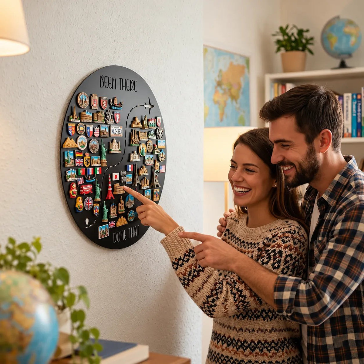 🌎✨ Rejsemagnettavle – 💕 Hver magnet har en historie. Hver rejse fortjener sin plads