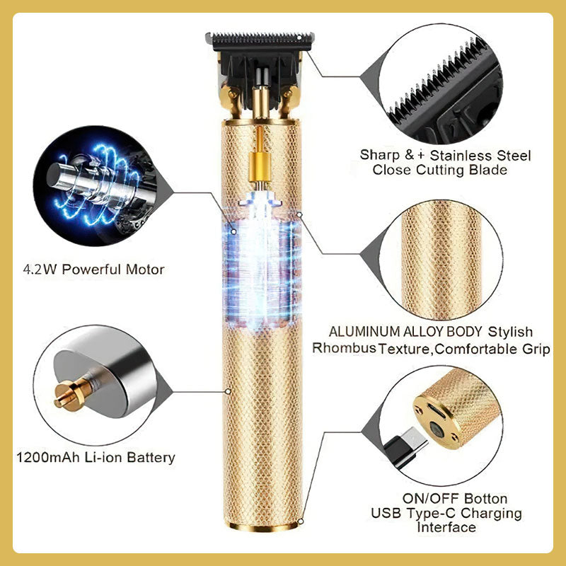 🔥Cordless Zero Gapped Trimmerin hiustenleikkuri