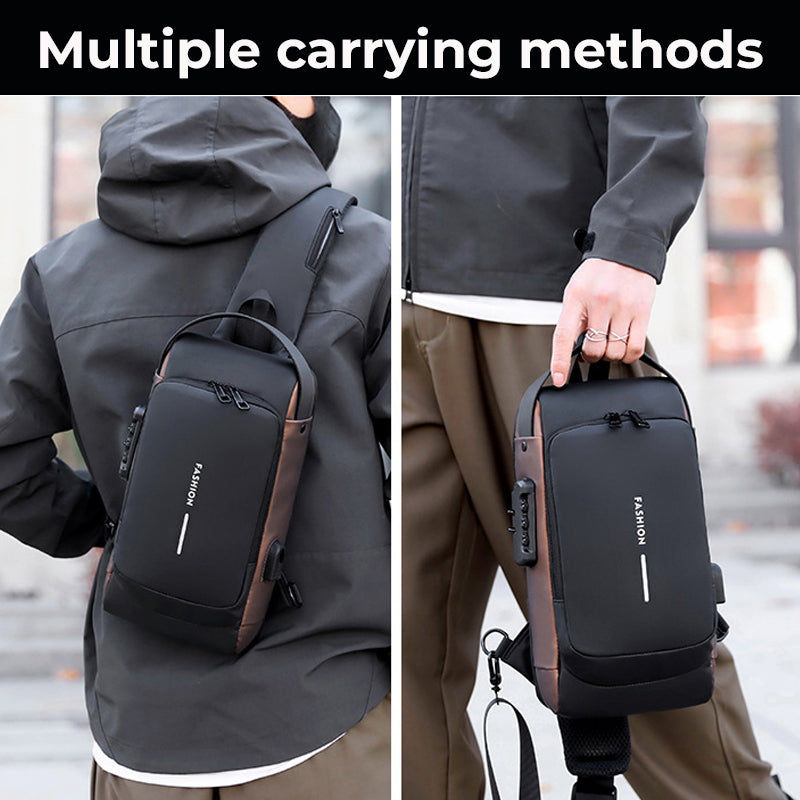 2024 Uusi yksinkertainen vedenpitävä vedenpitävä Crossbody olkalaukku