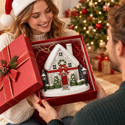 🎄 Mistletoe Lane – Julehus med Duftspreder