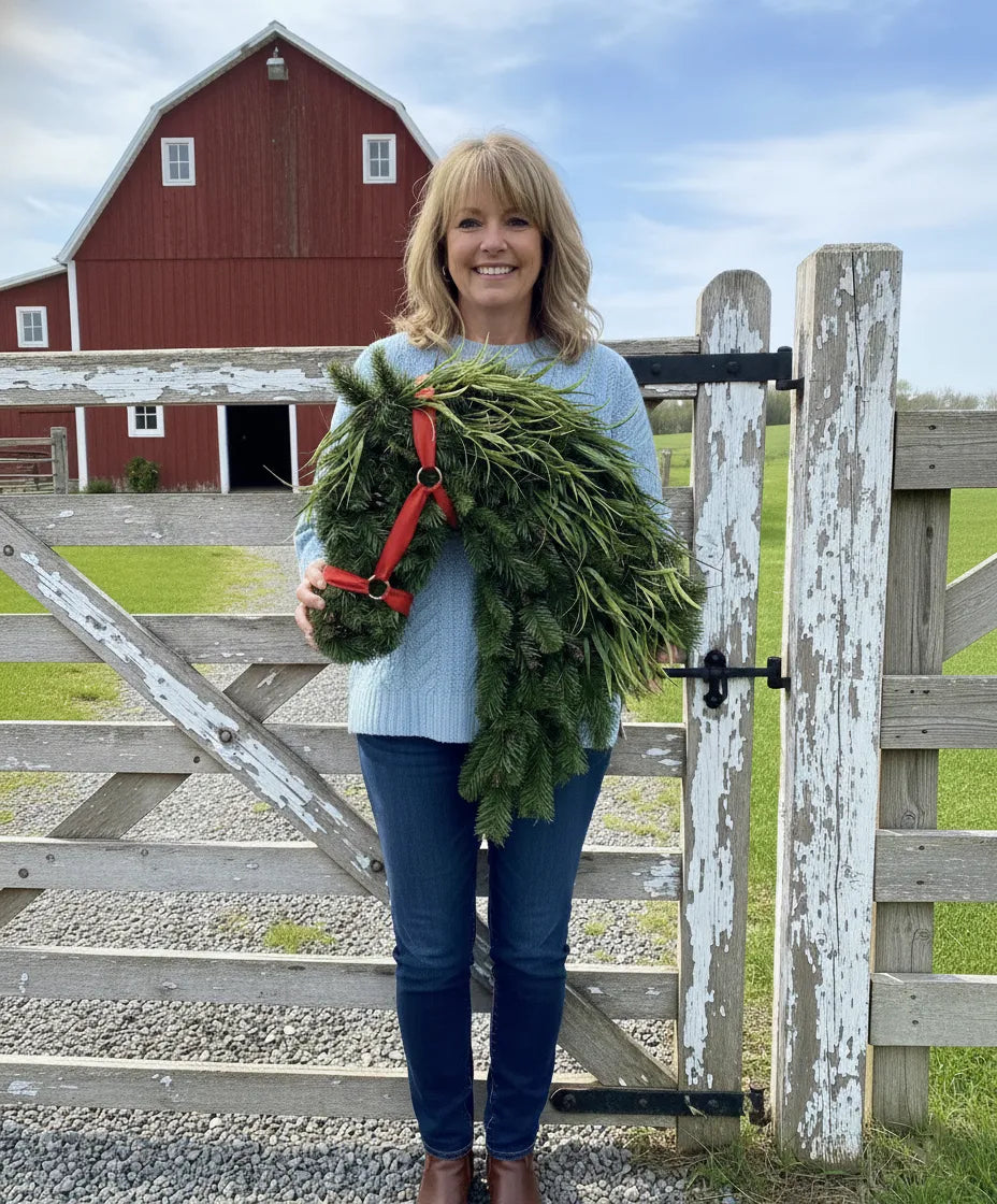 🎄Julrea - 49% RABATT🐴 Huvudkrans till Ytterdörren