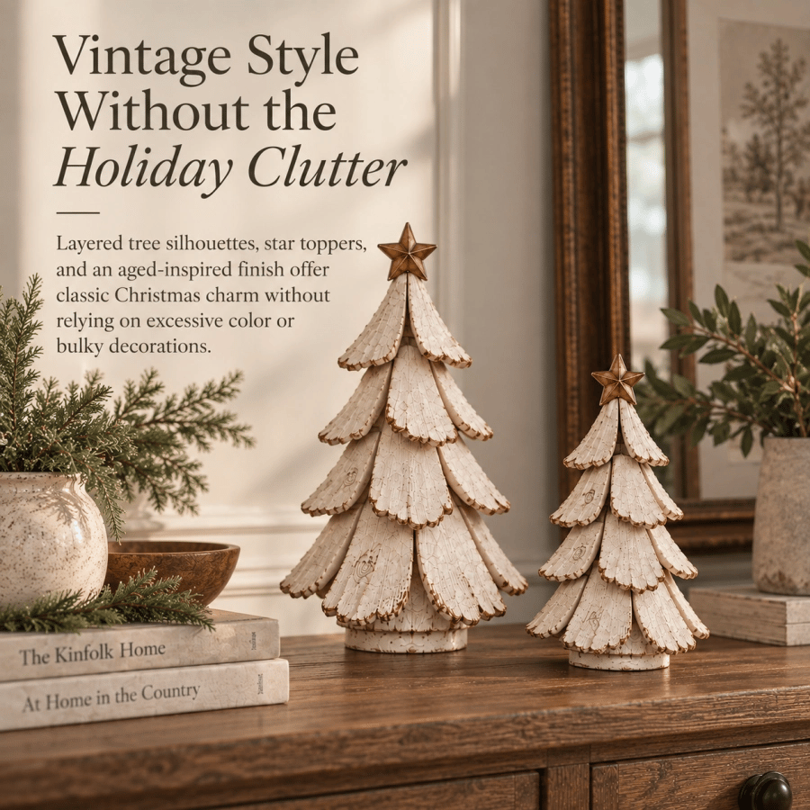 🎄✨ Vintage LED-juletræ – Bring nostalgi til live! 💡