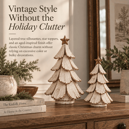 🎄✨ Vintage LED-juletræ – Bring nostalgi til live! 💡