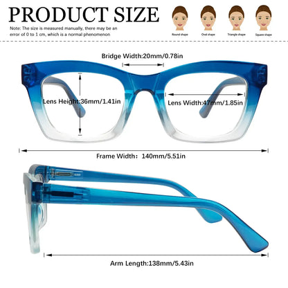 👓 Specialtilbud – Brillesæt med blålysfilter – 4 par unisex læsebriller