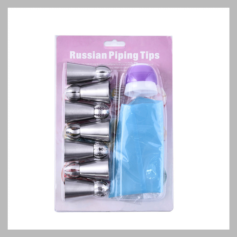 Työkalusarja kakun koristeluun (22 kpl/9 kpl)/Tool set for cake decorating (22 pcs/9 pcs)