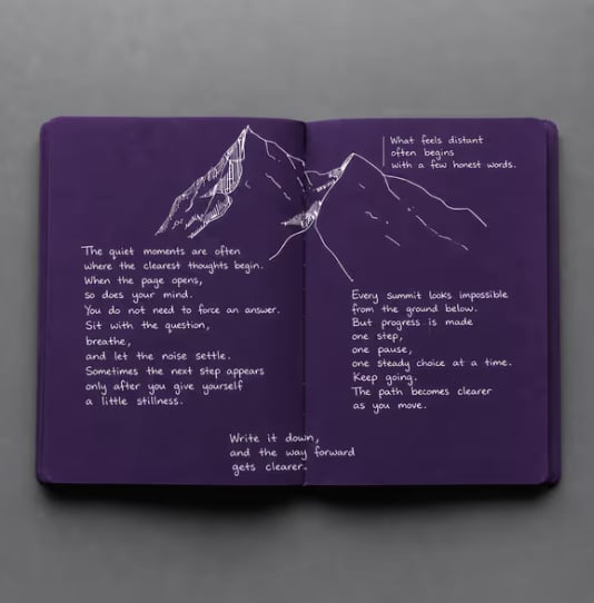 📘 Notedfy Think Blue Notebook – En Anden Slags Side til Bedre Idéer 💙