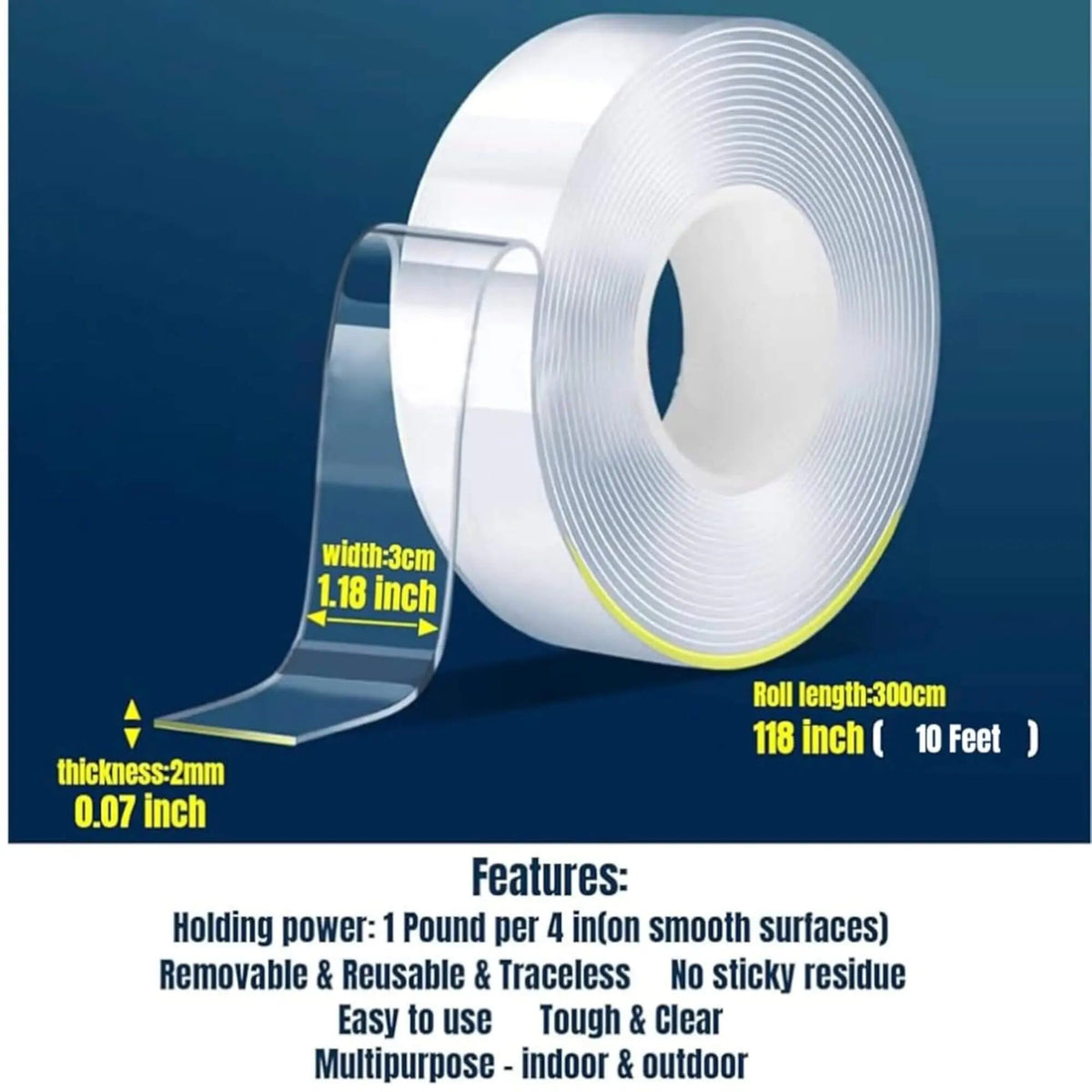 🎁 1+1 GRATIS! 🛠️ Selvklæbende vandfast silikonetape. Tætner revner og sprækker uden synlige samlinger. Ideel til dørisolering i alle sæsoner.
