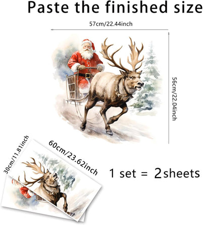🎁Julesalg Kun 99 kr!!🔥🎅Kreativt Julevægklistermærke