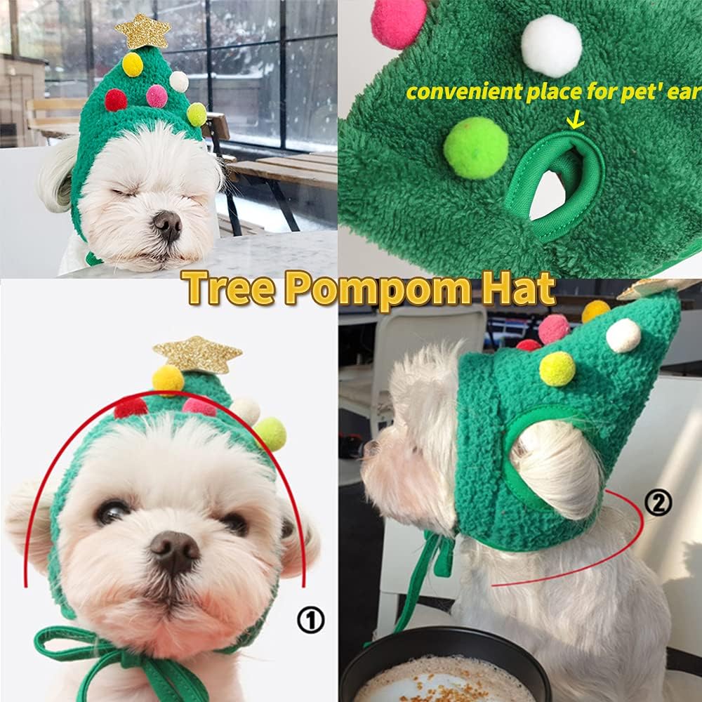 Suloinen joulukuusi Pom-Pom hattu