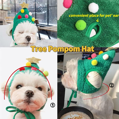 Suloinen joulukuusi Pom-Pom hattu