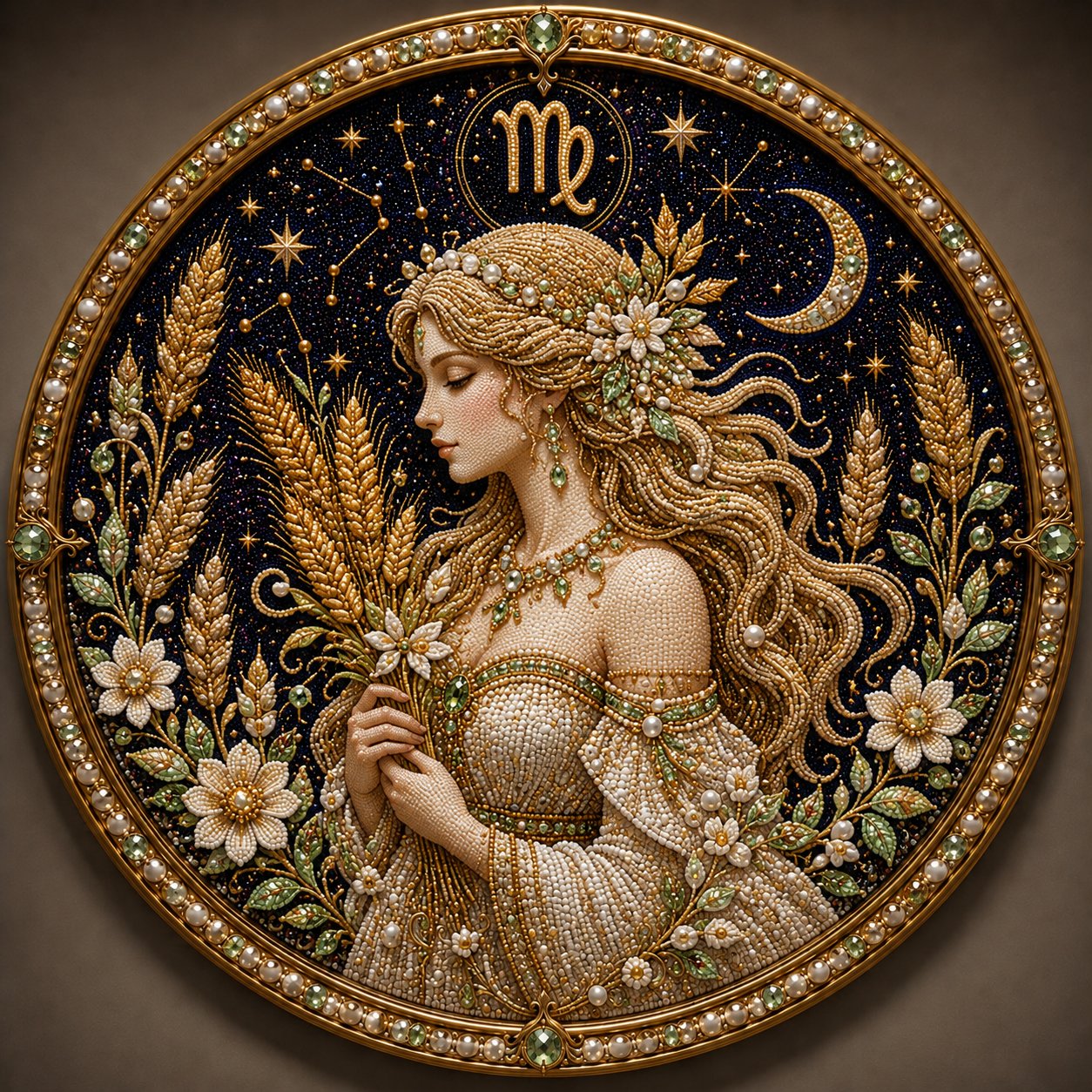 🔥 12 Stjernetegn Perlekunst-sæt ♈🌙