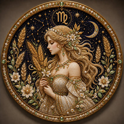 🔥 12 Stjernetegn Perlekunst-sæt ♈🌙