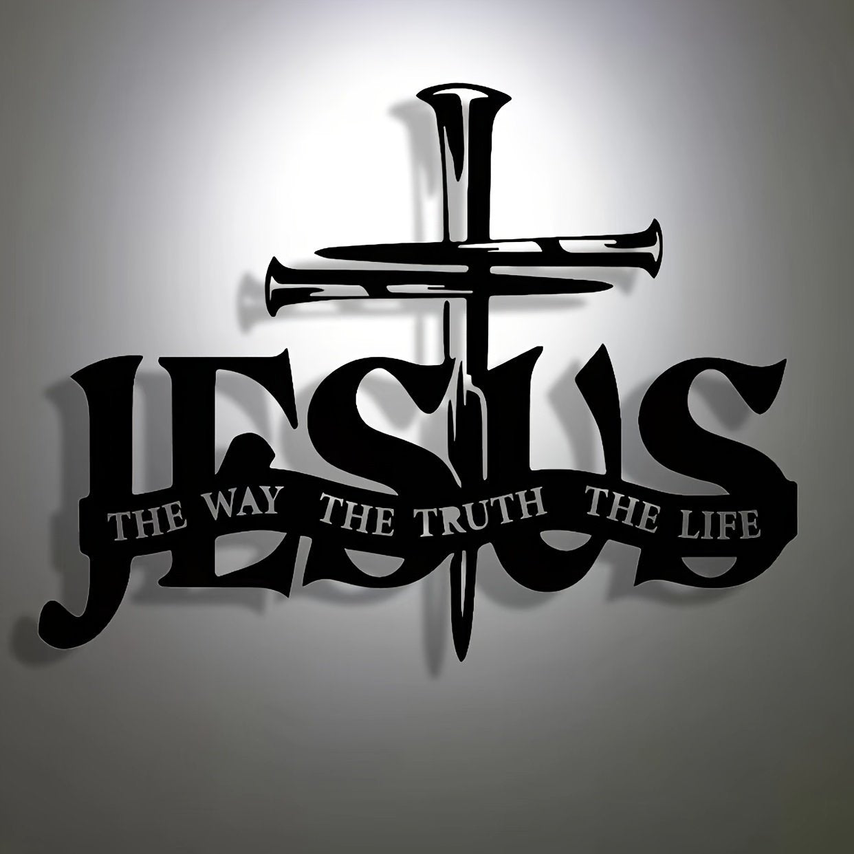 (🎁Viimeinen päivä -49% ALE)🔥 Jeesus & Risti -seinätaide - ⌛Rajoitetu Manuaalisesti Valmistettu Sarja