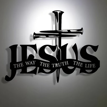 (🎁Viimeinen päivä -49% ALE)🔥 Jeesus & Risti -seinätaide - ⌛Rajoitetu Manuaalisesti Valmistettu Sarja