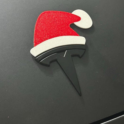 🎅🚗 Julehue til bilens emblem — Vandtæt, genanvendelig julepynt til ethvert bilmærke