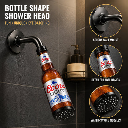 🍺🚿 Ølflaske Brusehoved – Sjov Badeværelsesindretning & Perfekt Gaveidé 🎁