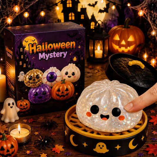 🎃 Halloween Dumpling Squeeze Squishy Legetøj