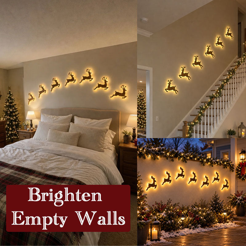 🦌✨ LED Christmas Wall Decor—Festive Wall Lights That Emit a Warm Glow