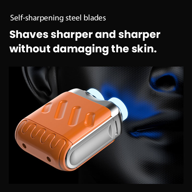 Kannettava Rotary Dual Ring Electric Shaver